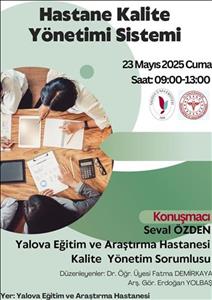   Hastane Kalite Yönetimi Sistemi Etkinliği